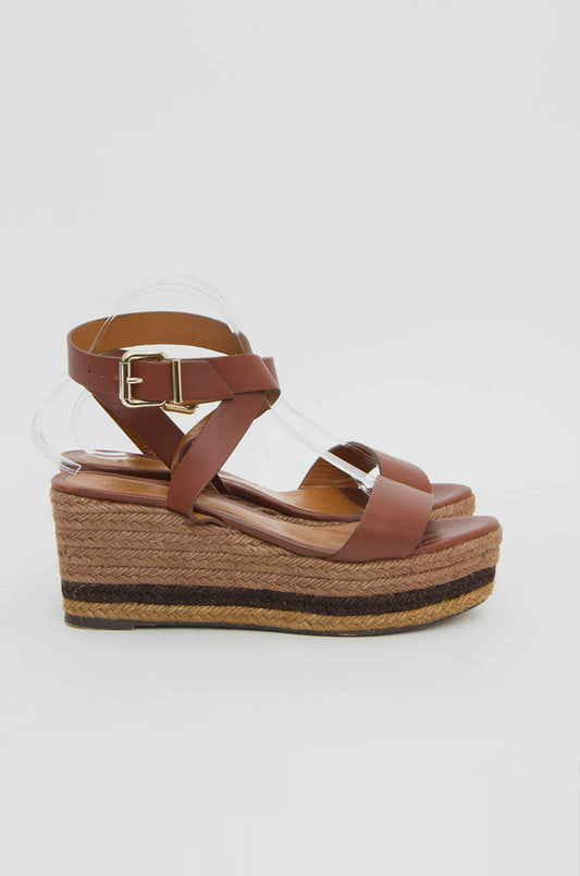 LEATHER ESPADRILLES