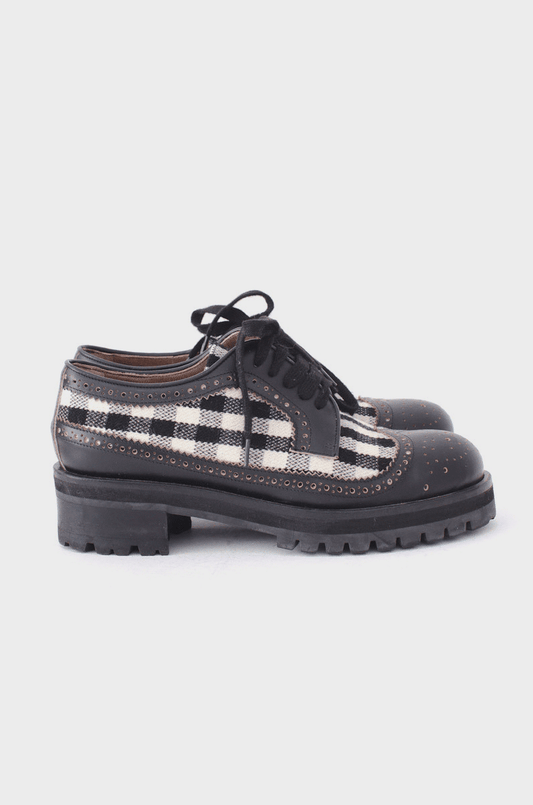 VINTAGE GINGHAM OXFORDS