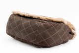 QUILTED SHEARLING BAG