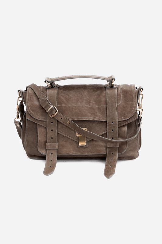 MEDIUM TAUPE PS1 BAG
