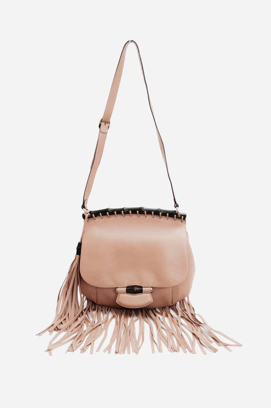 NOUVEAU CAMELIA FRINGE BAG