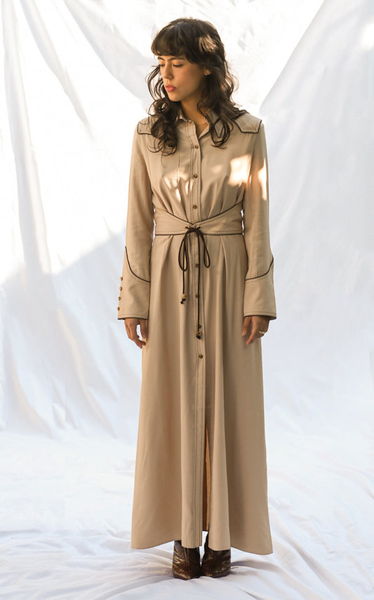 PARX WESTERN MAXI DRESS