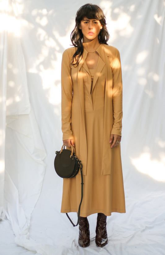 YASMIN JERSEY MIDI DRESS