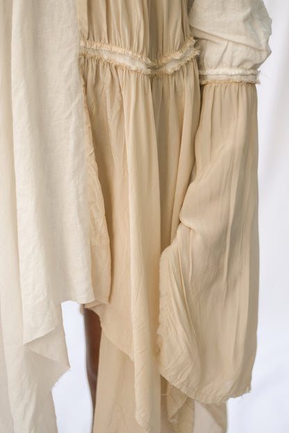 LINEN PATCHWORK DRESS