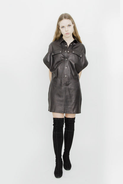 ZAMA LEATHER DRESS