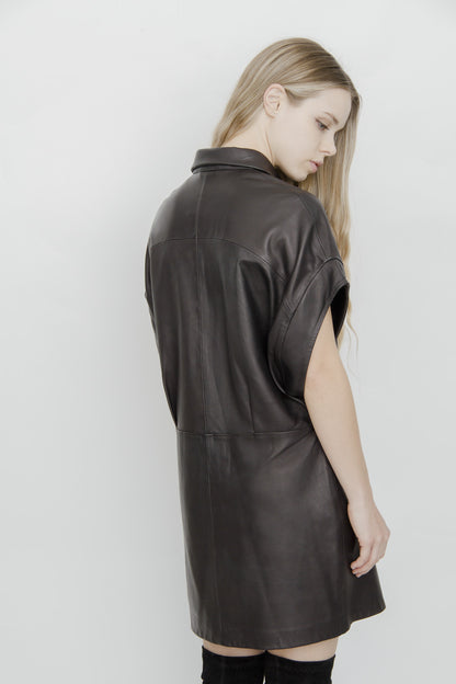 ZAMA LEATHER DRESS