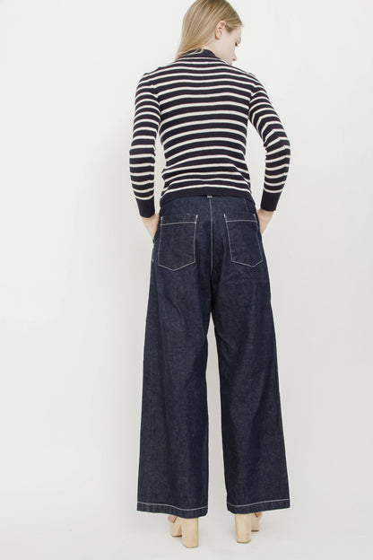 BISHOP WIDE LEG JEANS