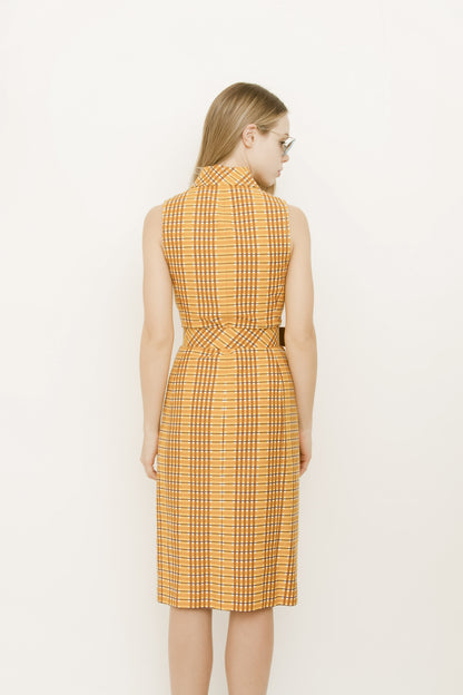 VINTAGE PLAID SHIRT DRESS