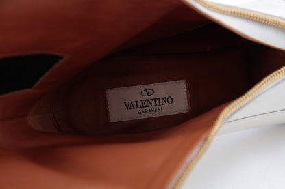 PATENT ZIP BOOT WITH TAGS