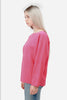 HOT PINK SILK BLOUSE