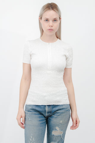 CELINE NWT $600 Men's Black White Logo Cotton Short Sleeve Top Tee T Shirt XXL