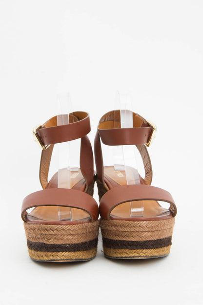 LEATHER ESPADRILLES