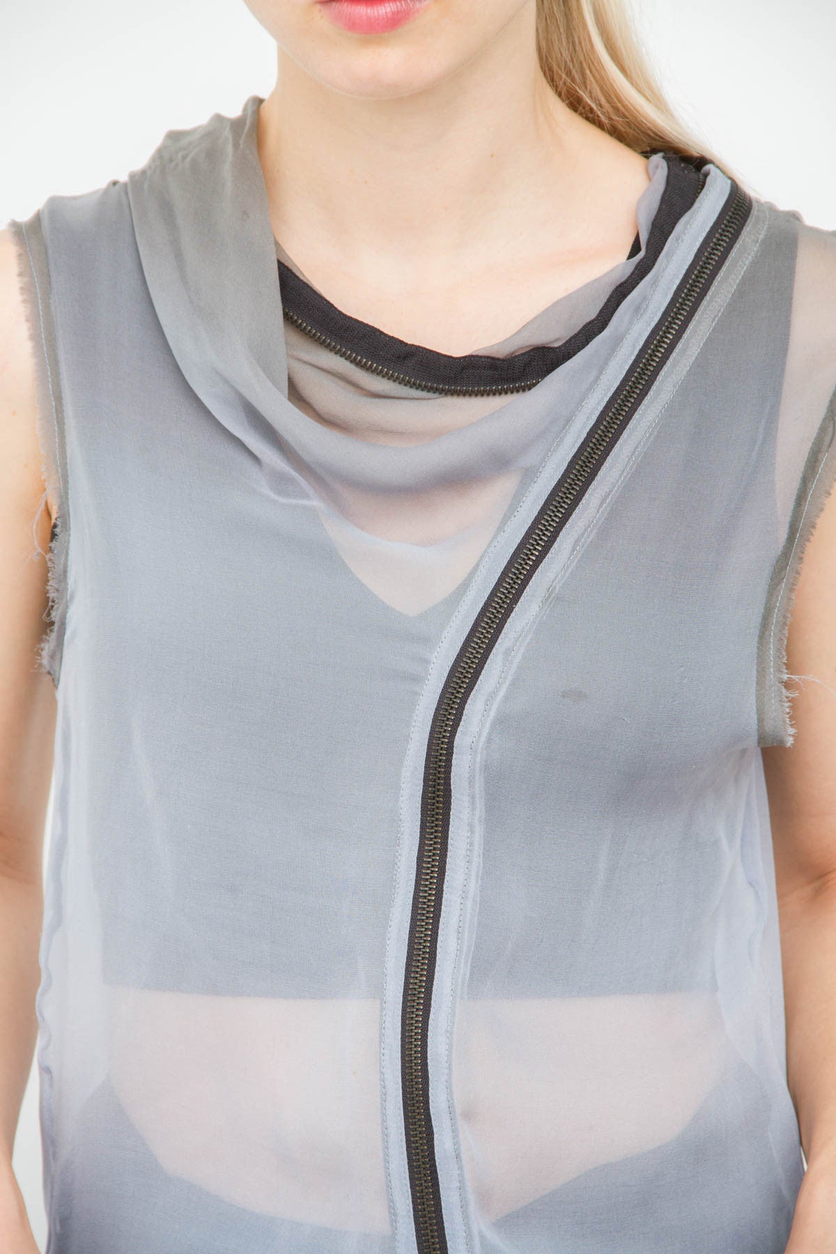 OMBRE SILK BLOUSE