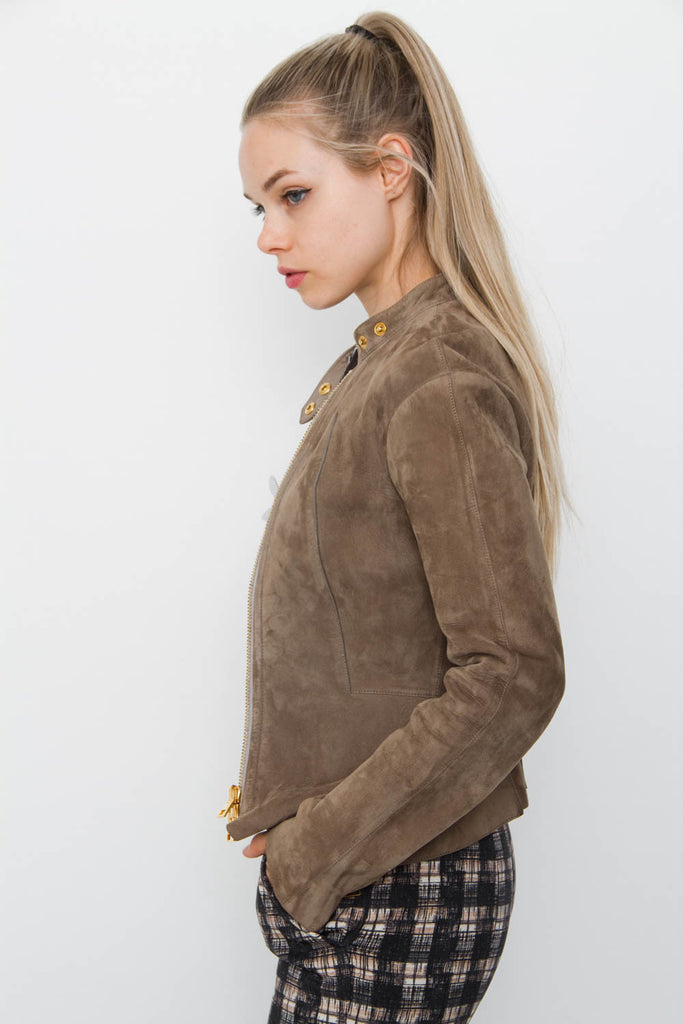 TAUPE SUEDE JACKET
