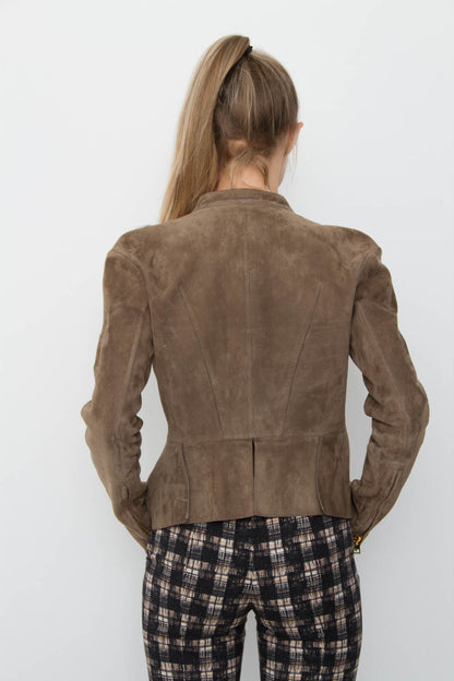 TAUPE SUEDE JACKET