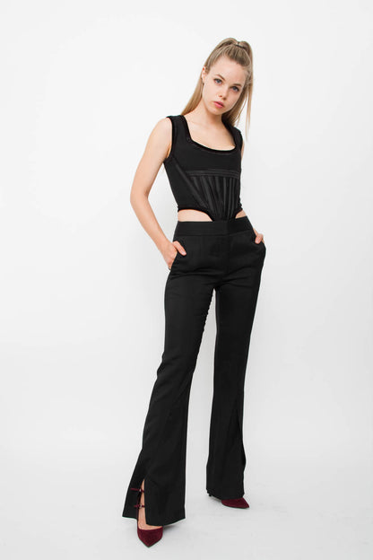 PANELLED CORSET TOP