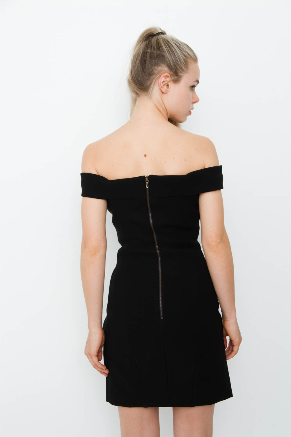CUTOUT OFF SHOULDER DRESS