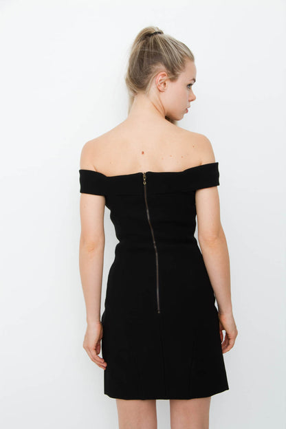 CUTOUT OFF SHOULDER DRESS