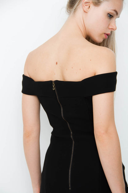 CUTOUT OFF SHOULDER DRESS