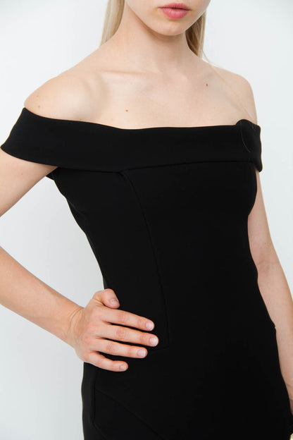 CUTOUT OFF SHOULDER DRESS