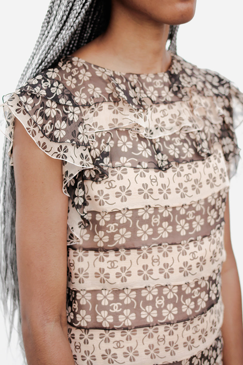 VINTAGE TIERED DRESS