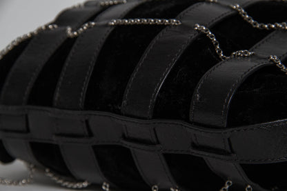 VELVET CHAIN PURSE