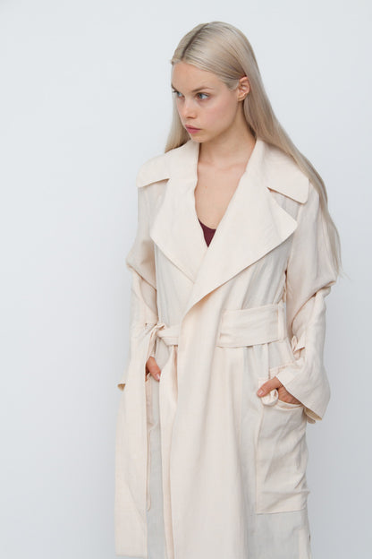VERNA LINEN TRENCH