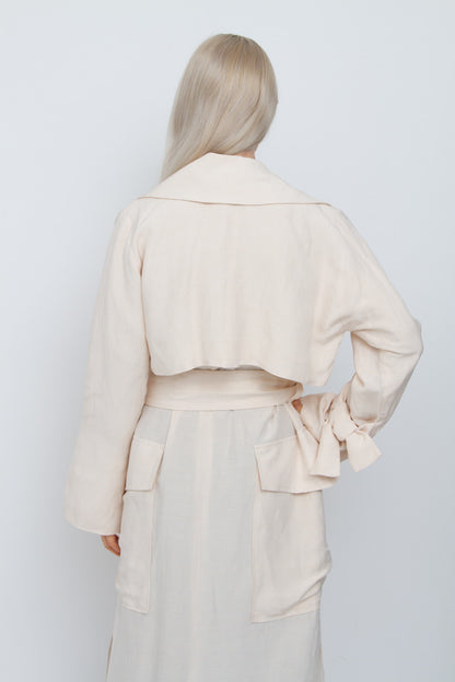 VERNA LINEN TRENCH