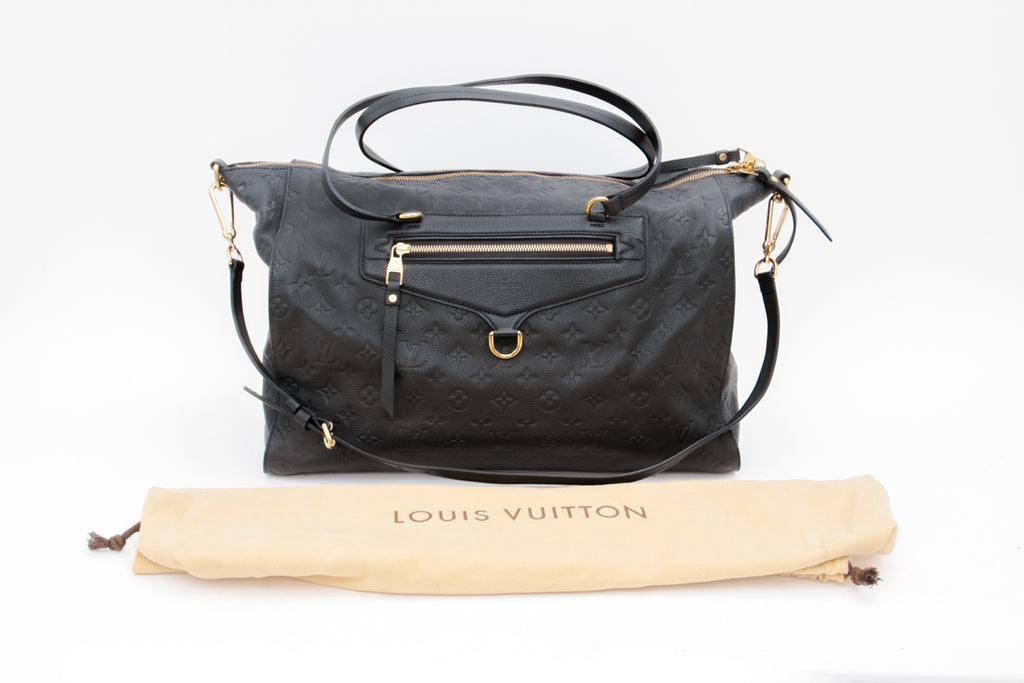 Louis Vuitton Cream Monogram Empreinte Lumineuse PM Tote Bag