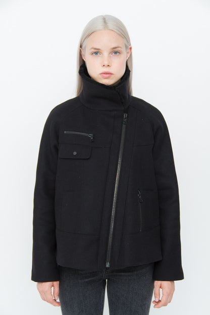 FUR COLLAR JACKET