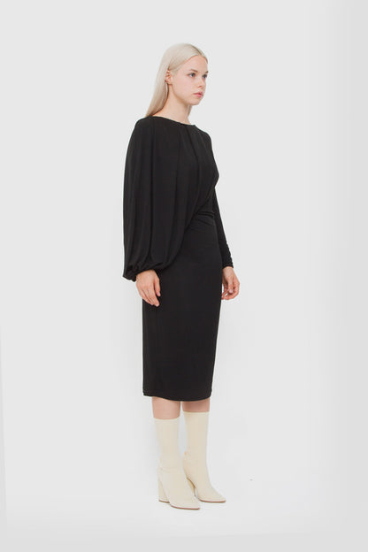 DRAPED DRESS