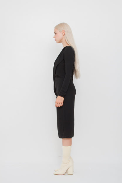 DRAPED DRESS