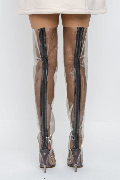 TUBULAR THIGH HIGH BOOTS