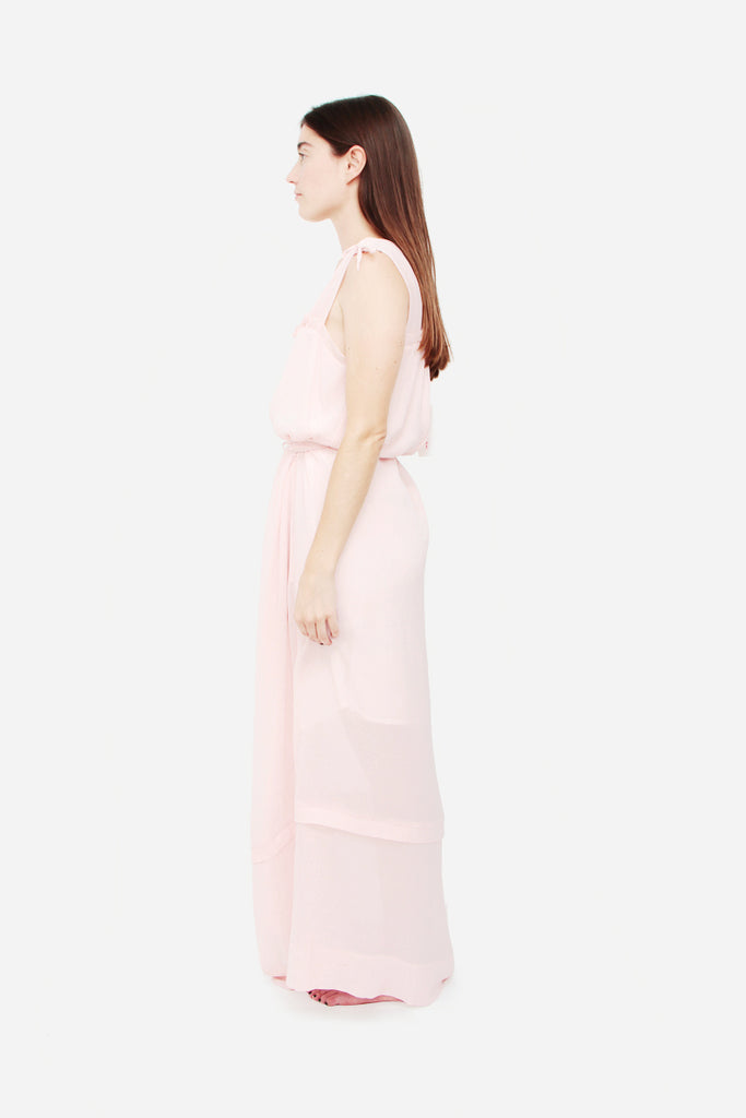 ROSE CREPE GOWN
