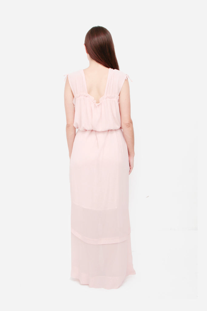 ROSE CREPE GOWN
