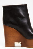 WOODEN WEDGE BOOTS