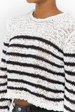 STRIPE KNIT SWEATER WITH TAGS