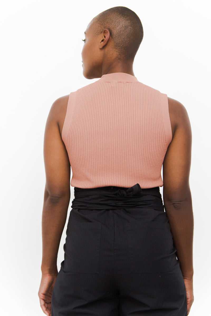 LEILA RIBBED TOP
