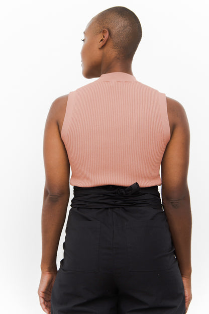 LEILA RIBBED TOP