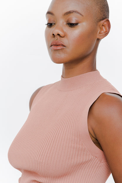 LEILA RIBBED TOP