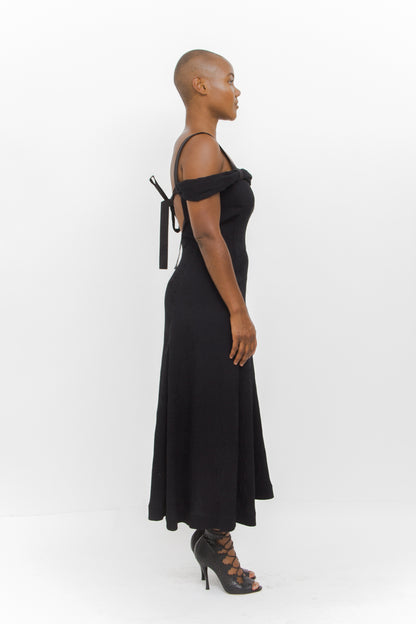 LARA PINTUCKED DRESS