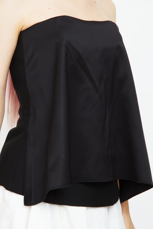 STRAPLESS BLOUSE