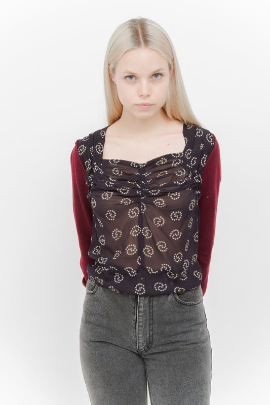 STAR PRINT BLOUSE