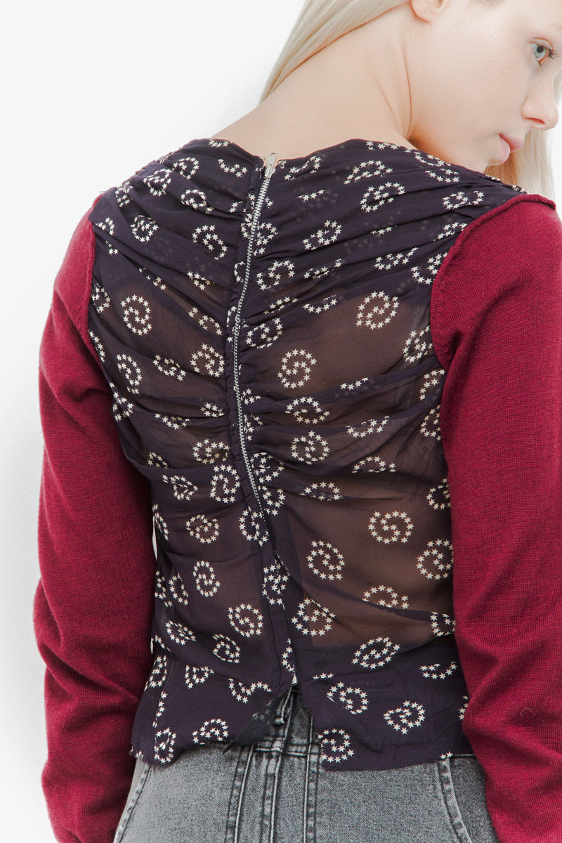 STAR PRINT BLOUSE