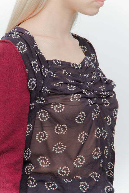 STAR PRINT BLOUSE