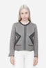 SILVER JACQUARD JACKET