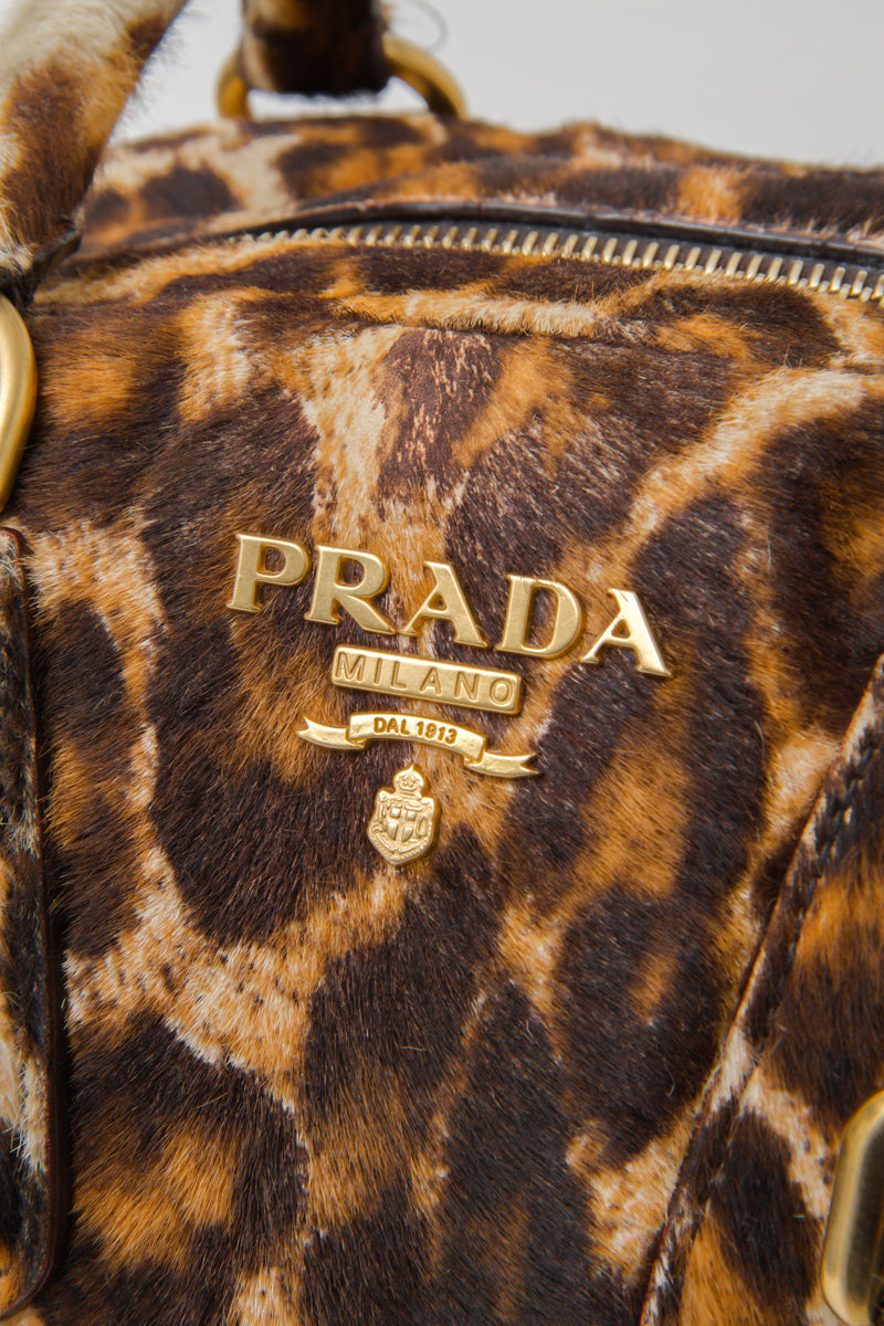 LEOPARD PONYHAIR PURSE
