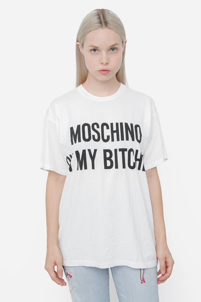 MOSCHINO ON MY BITCHES TSHIRT
