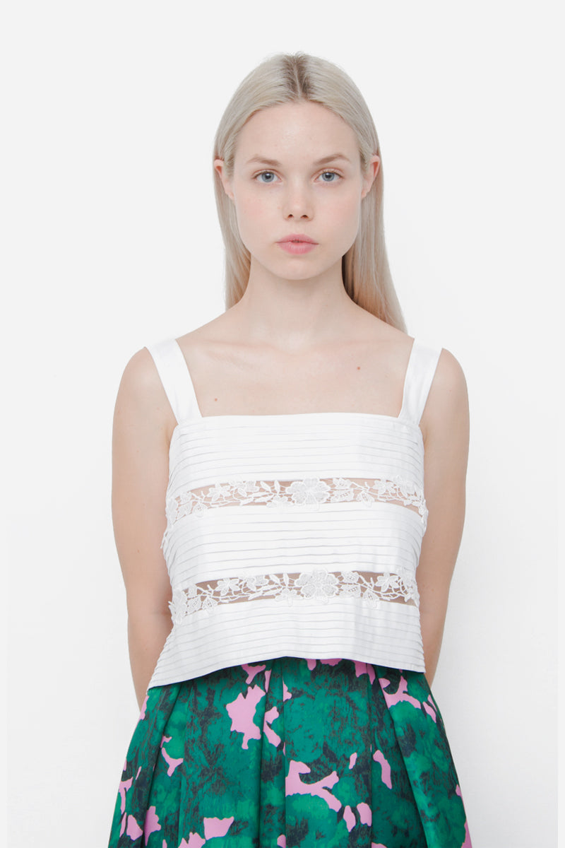 EMBROIDERED BOW BLOUSE