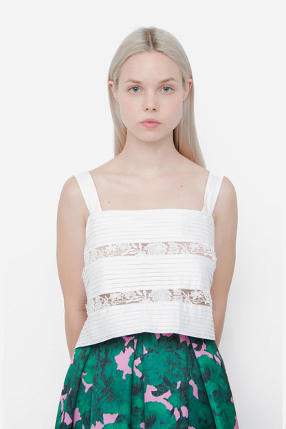 EMBROIDERED BOW BLOUSE